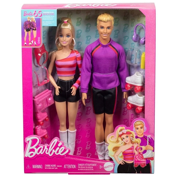 Barbie Fashionista 65. Barbie & Ken 2er-Pack (Bild 6 von 6)