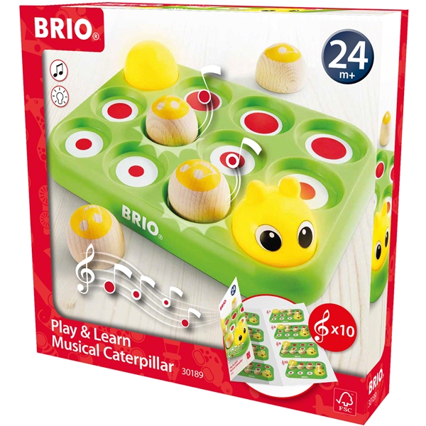 BRIO 30189 Spiel und Lern Musikalische Raupe (Bild 4 von 5)