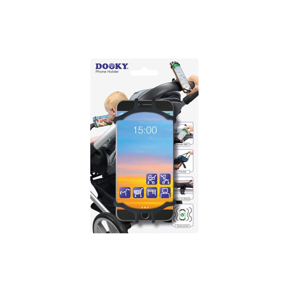 Dooky Smartphone-Halterung Universal Schwarz (Bild 1 von 9)