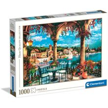 Puzzle 1000 Teile CB Balkonblick auf den Comer See