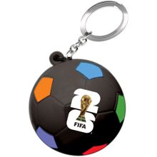 World Cup Stressball Keyring Black