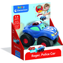 CB Stunt Wheels Police Pullback Car