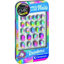 Crazy Chic Beauty Press & Go Nails Rainbow