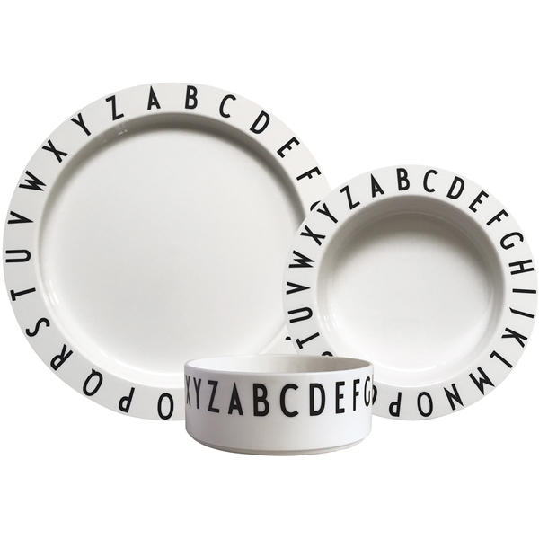 Design Letters Eat & Learn Teller-Set (Tritan)
