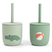 Done by Deer Silicone Straw Cup 2-p Playground