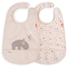 Done By Deer Bib w/velcro 2-p