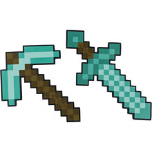 Minecraft Sword & Pickaxe Set Diamond