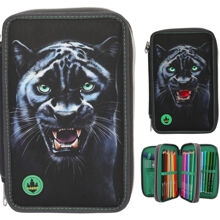 Adventure World Dreifach-Federmäppchen m. LED