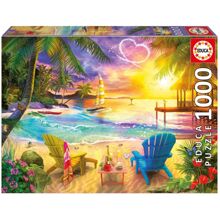 Educa Puzzle 1000 Teile Love Beach
