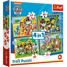 Puzzleset 4-in-1 Trefl Paw Patrol
