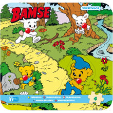 Knopfpuzzle 4 Teile Bamse im Wald