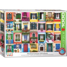 Puzzle 1000 Teile Mediterranean Windows