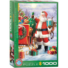Puzzle 1000 Teile Santa with Sled (Smart Cut)