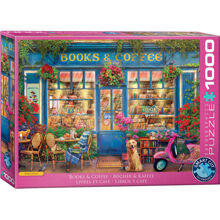 Puzzle 1000 Teile Books & Coffee (Smart Cut)