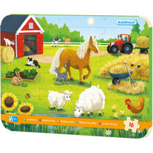 Rampuzzle Holz 16 Teile Auf Dem Bauernhof