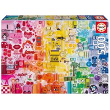 Educa Puzzle 500 Teile Bunte Collage
