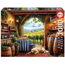 Educa Puzzle 1000 Teile Canes Et Vinum