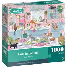 Puzzle 1000 Teile Tails in the Tub
