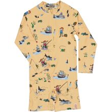 74-80 cl - UV-Anzug Pippi Langstrumpf Gelb