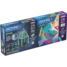 Geomag Glow & Glitter 47 Teile
