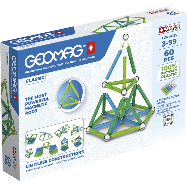 Geomag Classic Recycled 60 Teile (Bild 1 von 6)