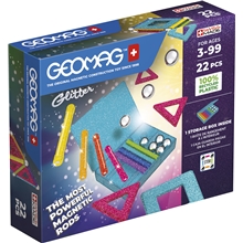 Geomag Glitter Panels Recycled 22 Teile