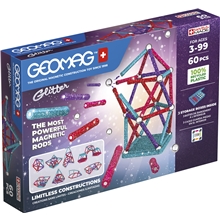 Geomag Glitter Recycled 60 Teile
