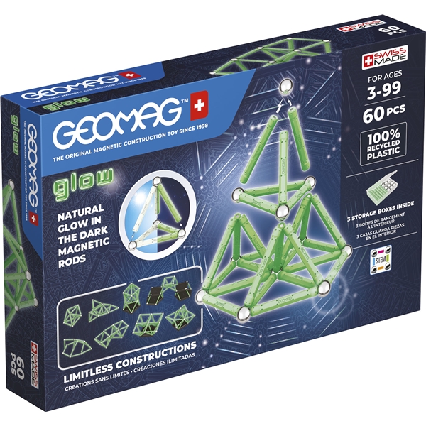 Geomag Glow Recycled 60 Teile (Bild 1 von 5)