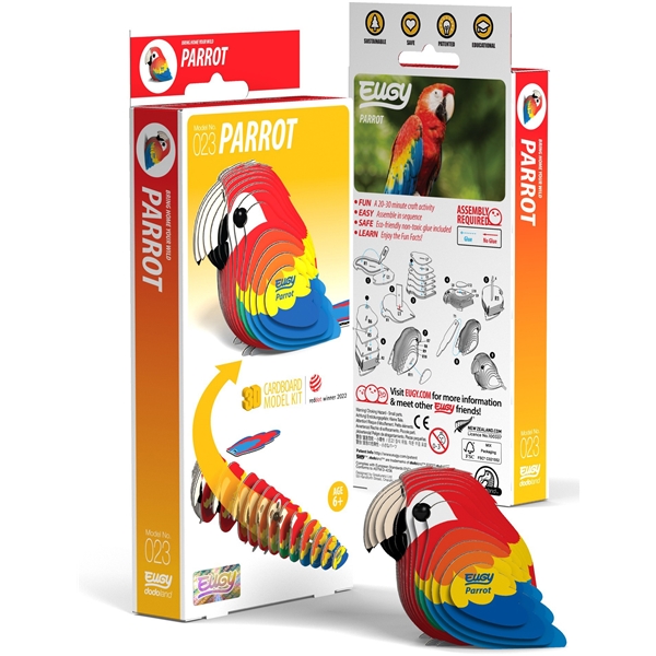 EUGY Bausatz Papagei (Bild 1 von 3)