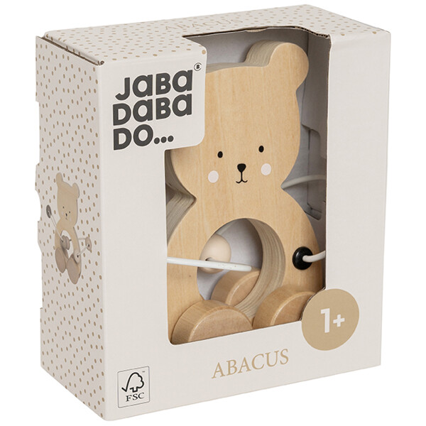 Jabadabado Rolltier Teddy Abakus Natur (Bild 4 von 4)