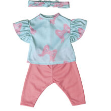 Lillan & Friends Bluse, Hose & Haarband (41-46 cm)