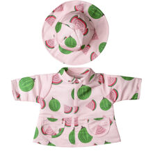 Lillan & Friends Regenjacke & Hut (41-46 cm)