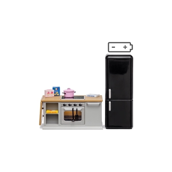 Lundby Herd + Kühlschrank-Set (Bild 1 von 5)