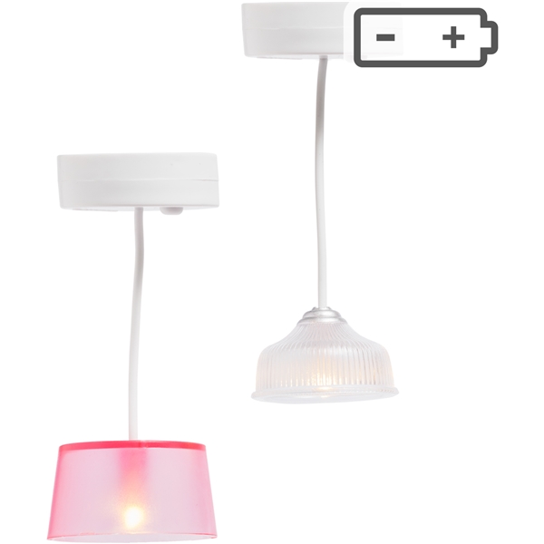 Lundby 2 Deckenlampen Batterie (Bild 1 von 3)