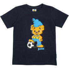 104 cl - Bamse T-Shirt Fußballspieler Mblau