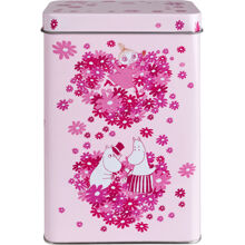 Mumin Kaffeedose mit Blumenherz