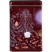 Mumin Urskog Kaffeedose Rot