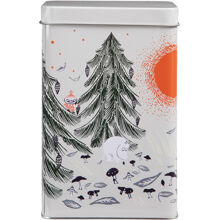 Mumin Urskog Kaffeedose Hell