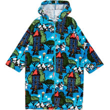 86-92 cL - Hof Bademantel Blau