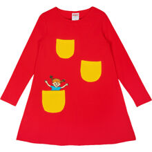 122 cl - Pippi Basic Kleid Rot