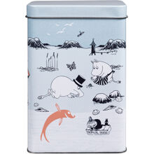 Mumin Strandtur Kaffeedose Blau