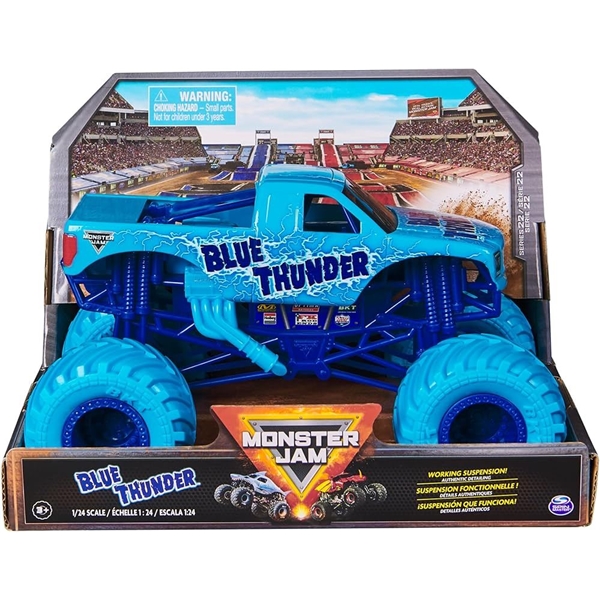 Monster Jam 1:24 Sammler-Trucks Blue Thunder