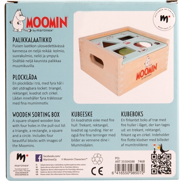 Mumin Sortierbox aus Holz (Bild 5 von 5)