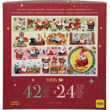 Kunnas Puzzle-Adventskalender Weihnachtsmänner