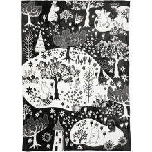 Mumin Fleecedecke Park Schwarz