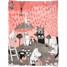 Mumin Fleecedecke Herbsttag Rosa
