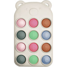 Nattou Soft Silicone Beißring Pop-it Remote