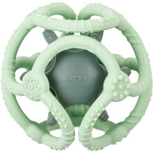Nattou Soft Silicone Aktivitätsball Grün
