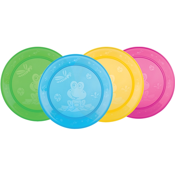 Nuby Lunch-Teller-Set, 4-tlg.