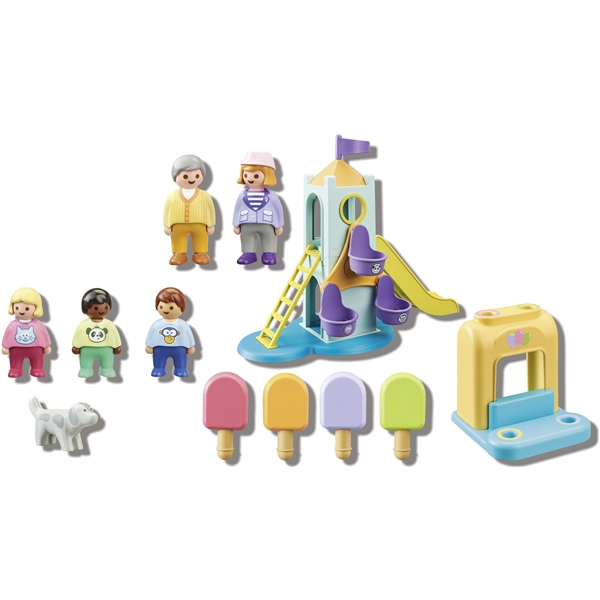 71326 Playmobil 1.2.3 Erlebnisturm & Eiskiosk (Bild 3 von 6)